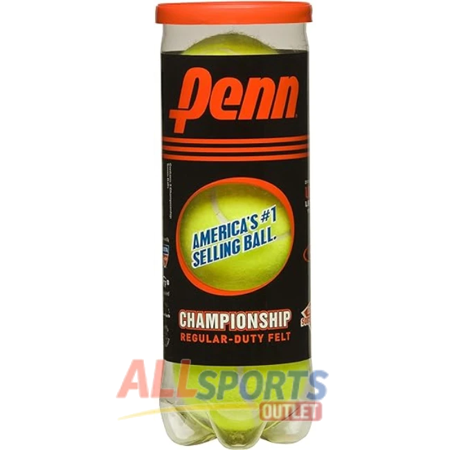 Penn Championship Regular Duty Tennis Balls High Performance Felt at All Sports Outlet