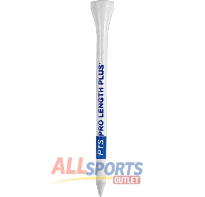 Alt Text: Pride Professional Tee System Standard 75 Count White Tees by All Sports Outlet