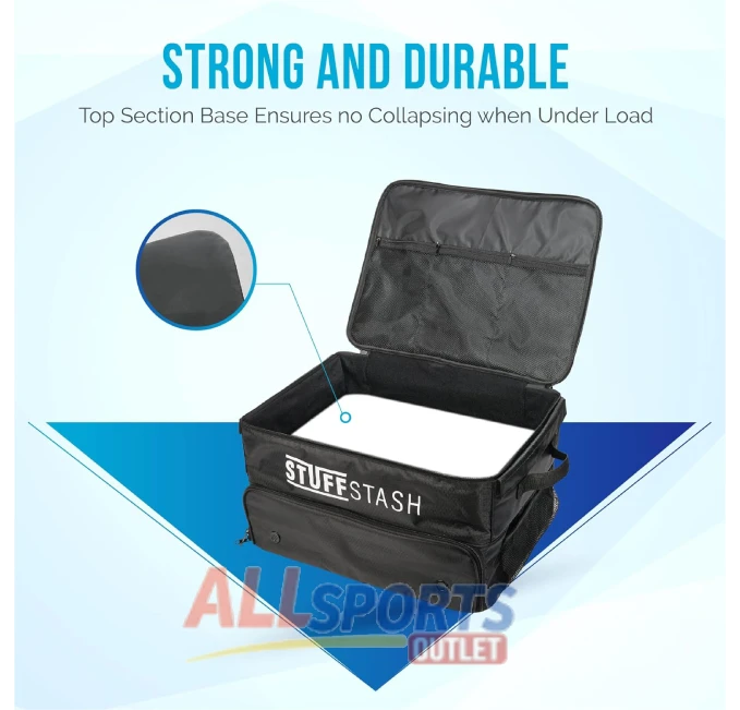 STUFFSTASH Golf Trunk Organizer with Dividers All Sports Outlet