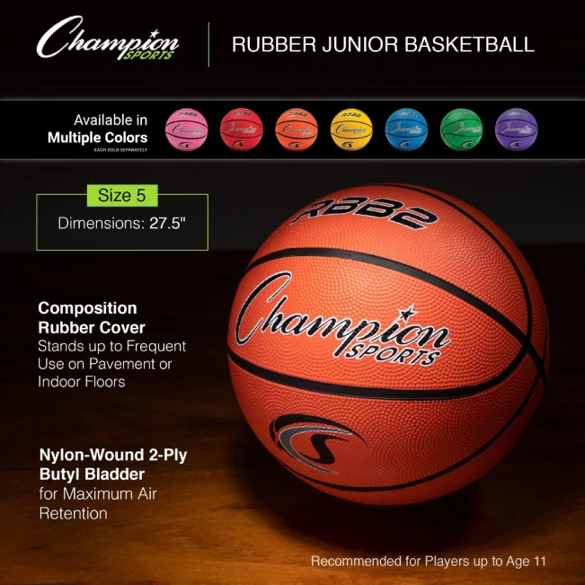 Champion Sports Pro-Style Basketball for Indoor and Outdoor Play