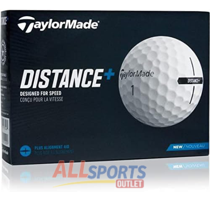 TaylorMade Distance+ Personalized Golf Balls for Maximum Distance and Accuracy