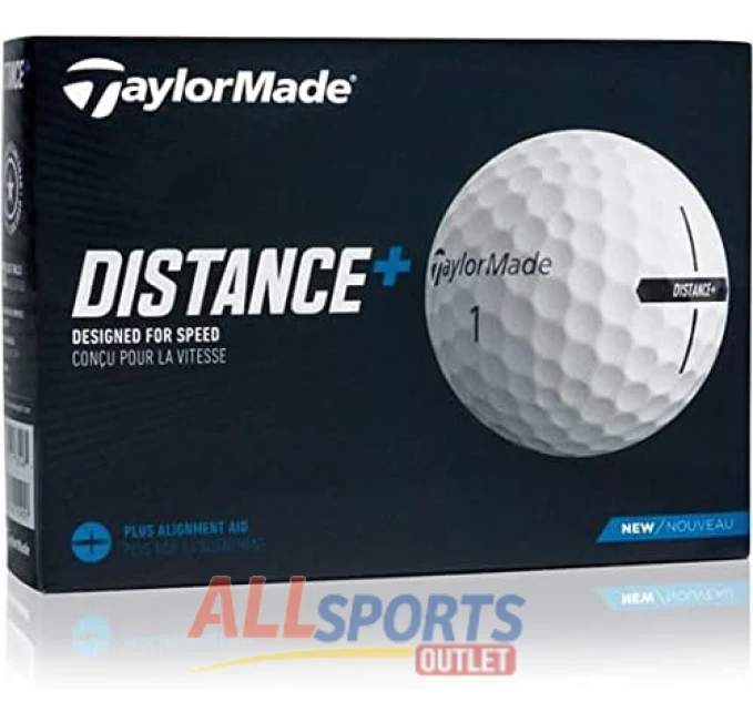TaylorMade Distance+ Personalized Golf Balls for Maximum Distance and Accuracy