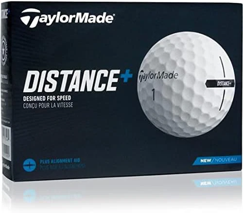 TaylorMade Distance+ Personalized Golf Balls for Maximum Distance and Accuracy