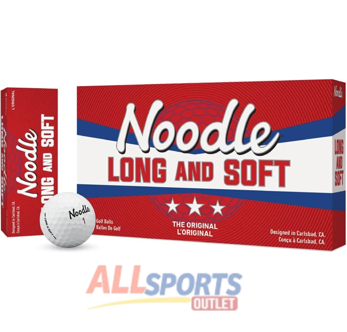 TaylorMade Noodle Long & Soft Golf Ball for Longer Distance and Better Control at All Sports Outlet
