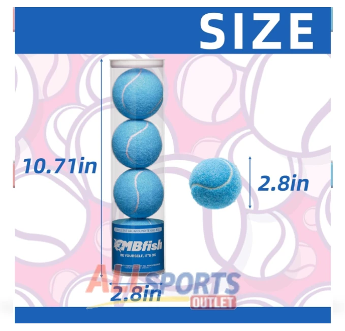 Tennis Balls for Beginners and Training at All Sports Outlet High Bounce and Durability