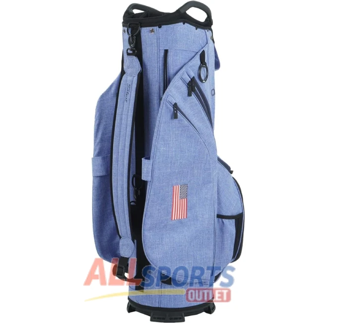 Titleist Cart 14 Stars & Stripes Heathered Golf Bag with 14 Dividers and USA Flag Patch