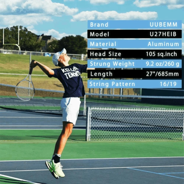 UUBEMM Tennis Racket Set with Cover for Adult Beginners – All Sports Outlet