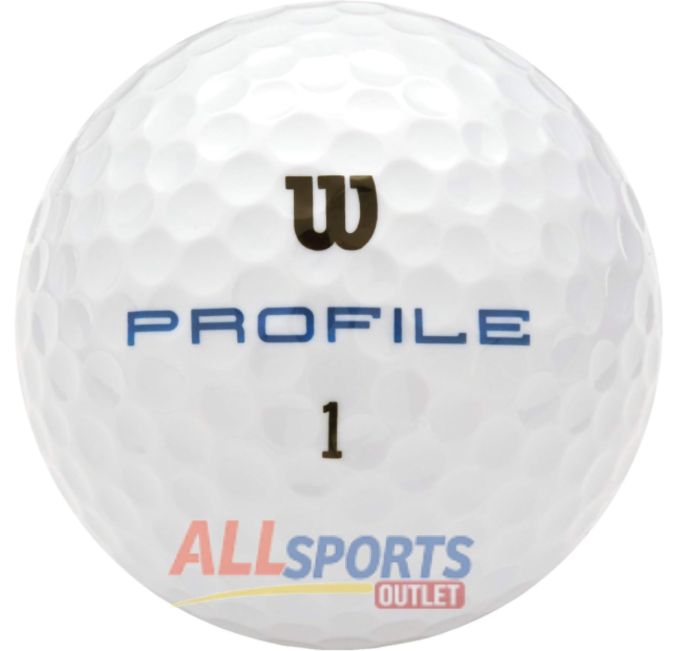 WILSON Profile Distance Golf Ball 36 Pack for maximum distance and soft feel