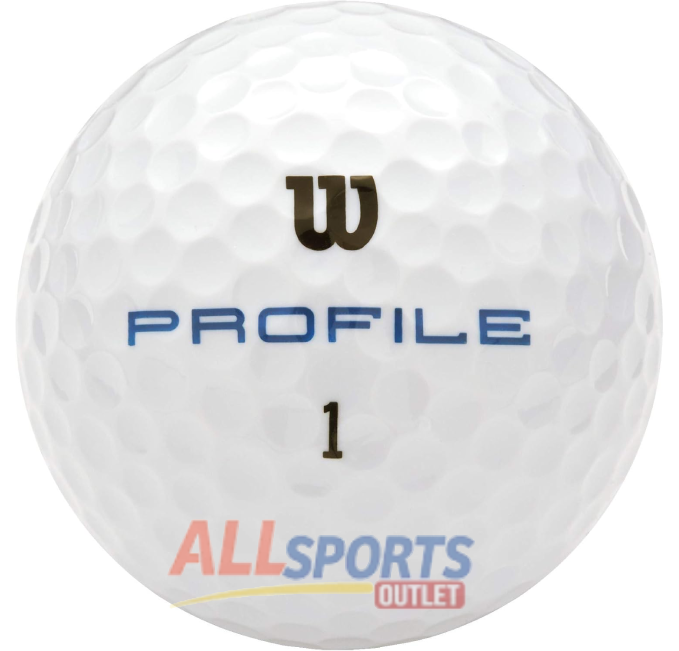 WILSON Profile Distance Golf Ball 36 Pack for Long Drives and Accuracy