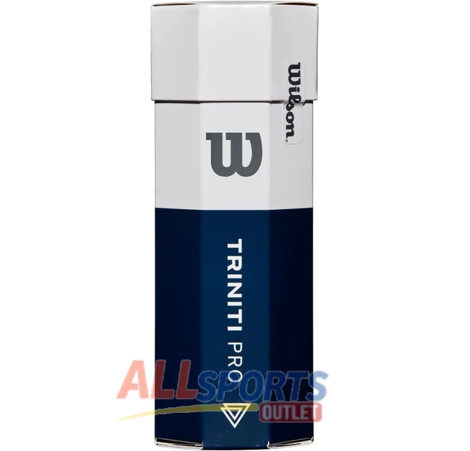 WILSON Triniti Pro Tennis Balls 3 Pack Yellow for High Performance