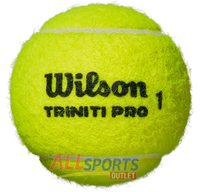 WILSON Triniti Pro Tennis Balls 3 Pack Yellow for optimal performance and durability at All Sports Outlet