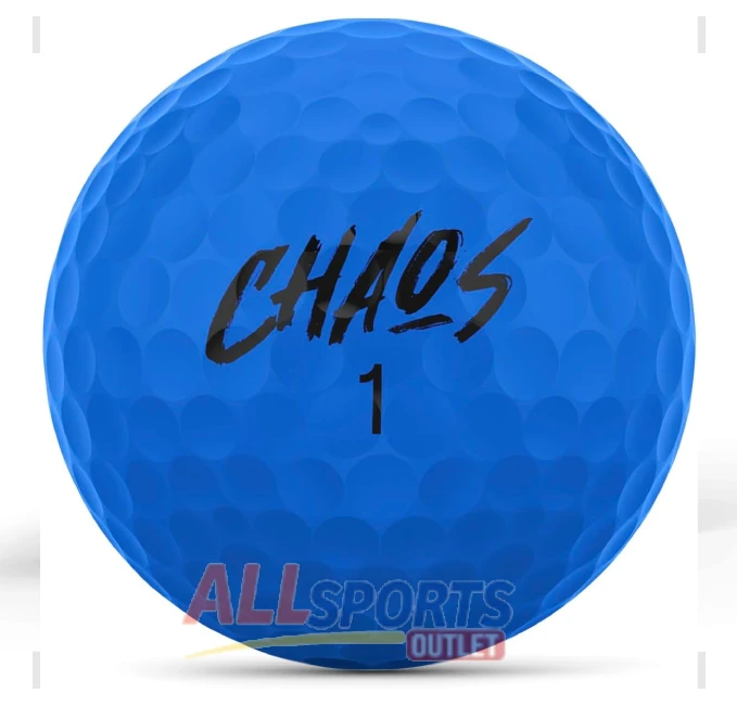 Wilson Chaos Golf Balls 2024 24 Pack Multicolor Surlyn Golf Balls for Adults