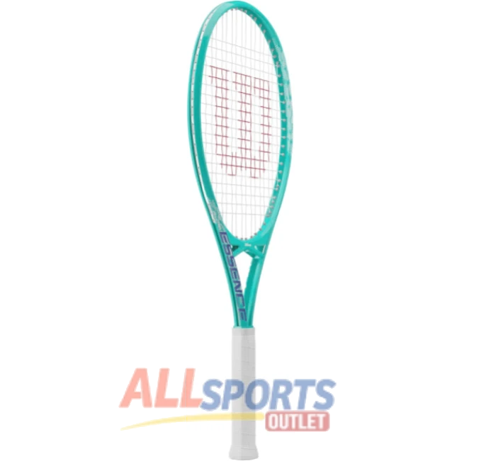 Wilson Essence 112 Tennis Racket in Teal for Adults with Lightweight Alloy Frame and Oversized Head for Power and Comfort