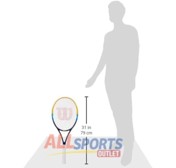 All Sports Outlet Wilson Profile Adult Tennis Racket Blue Orange ...