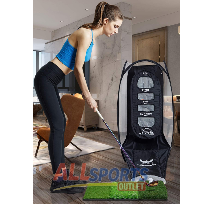 Wosofe Golf Practice Hitting Net with Tri-Turf Mat for Golf Training at All Sports Outlet
