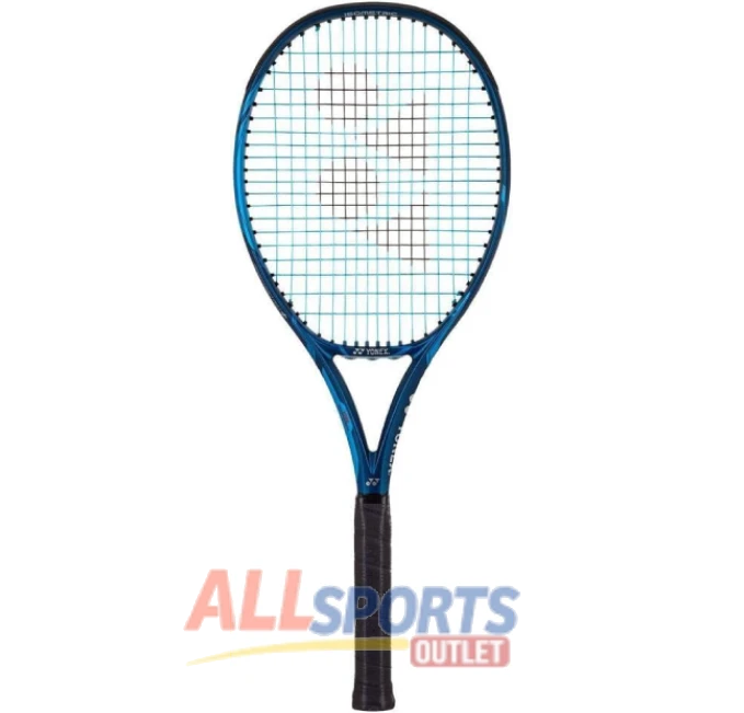 Yonex EZONE 98 Sky Blue 305G Tennis Racquet with Graphite Frame and PolyTour Spin Strings