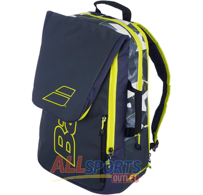 Babolat 2022 Pure Aero Tennis Backpack in Black and Yellow Color