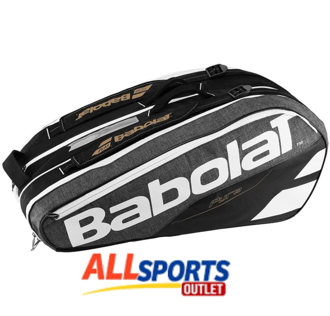 Babolat Pure Cross Grey 9 Racquet Tennis Bag with Thermal Protection