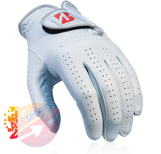 Bridgestone Men’s Tour Premium Golf Glove Cabretta Leather White