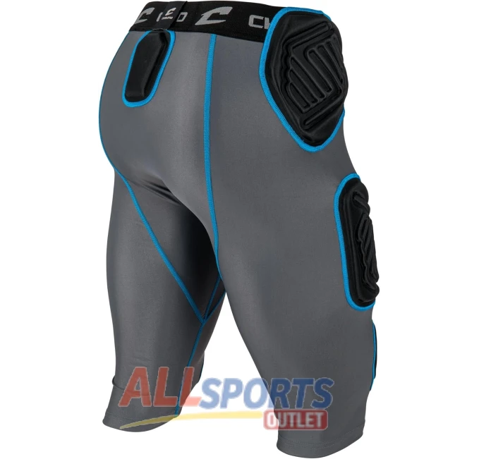 CHAMPRO Bull Rush 7 Pad Football Girdle for Youth Large Size