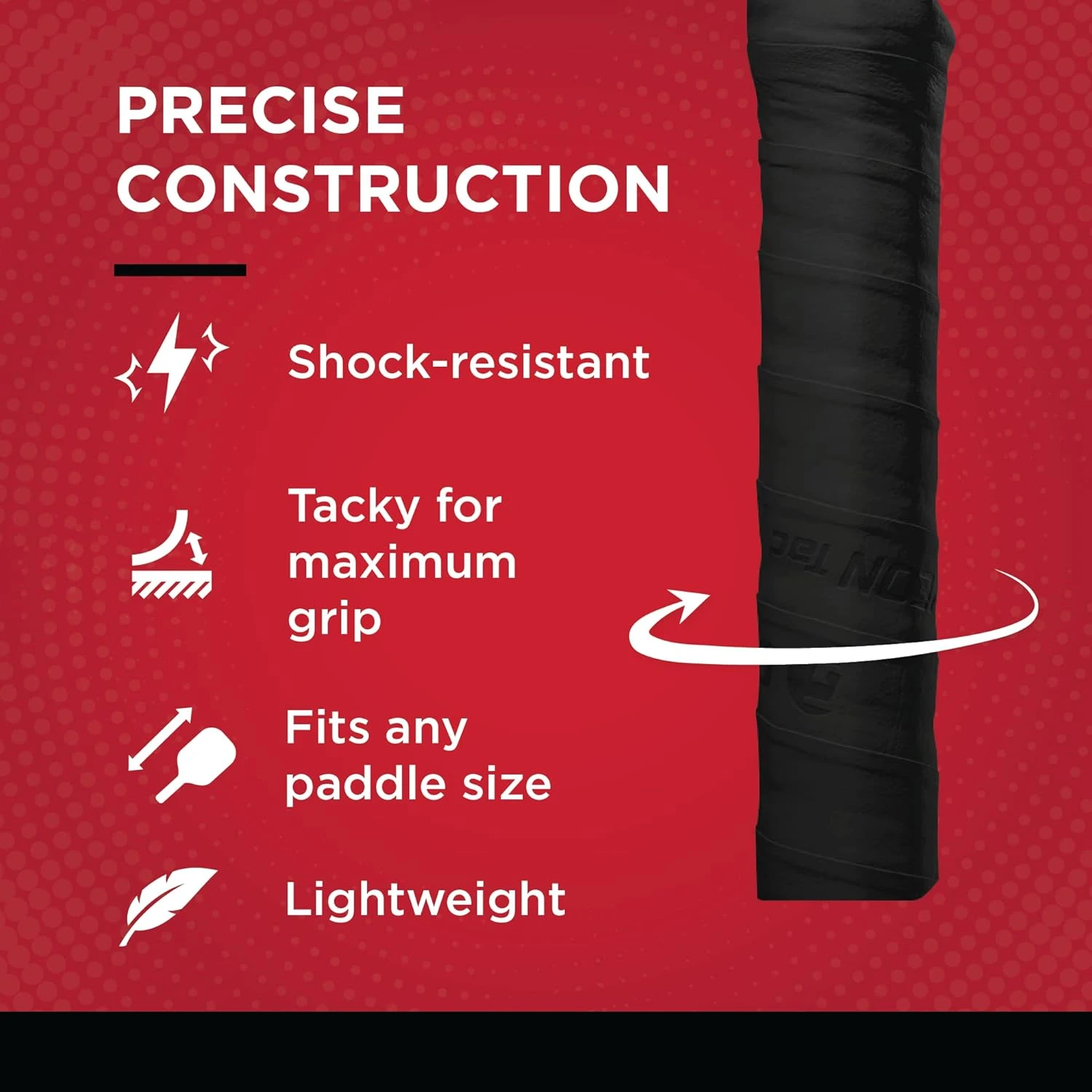 All Sports Outlet Gamma Sports Pickleball Supreme Overgrip Black