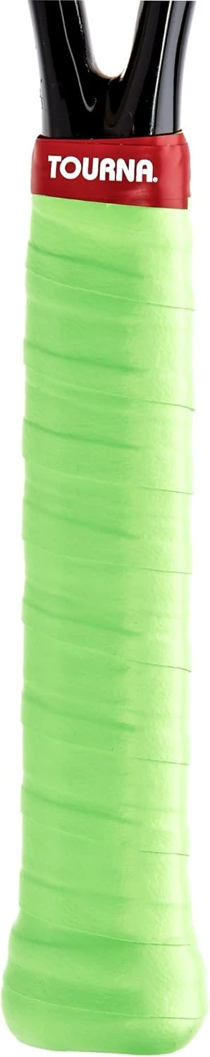 All Sports Outlet Tourna Soft Tac Neon Green Overgrip Wrap for Tennis Rackets