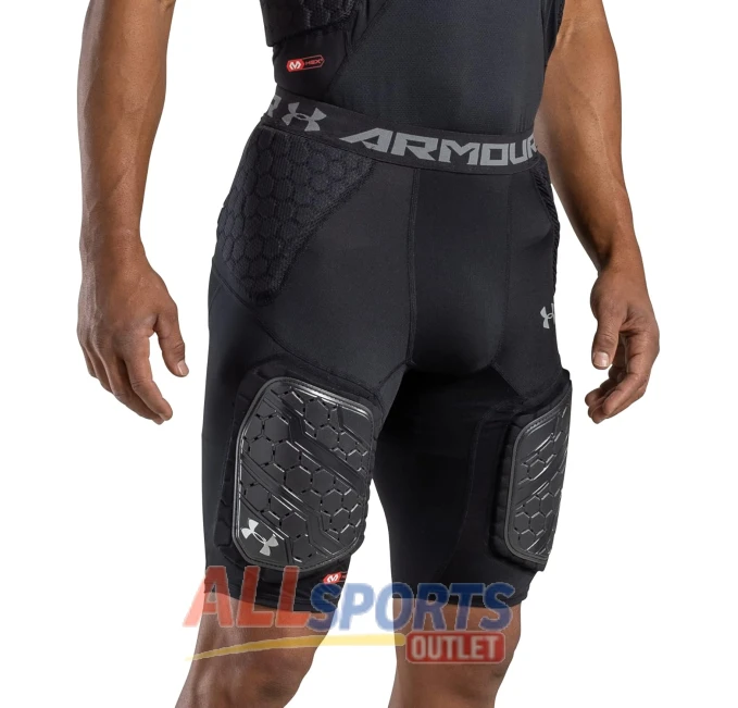 Under Armour Game Day 5 Pad Compression Shorts Football Protection for Youth and Adults