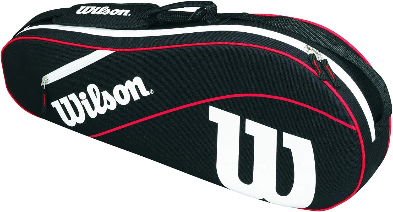 Wilson Advantage Tennis Bag for Players in Black White Red
