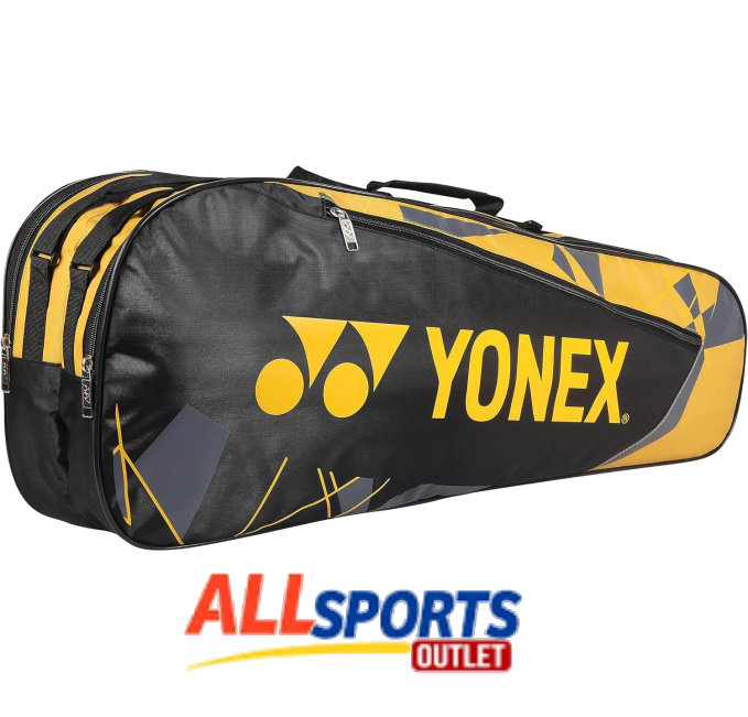 YONEX Badminton KITBAG SUNR 23015 Black Yellow Sports Bag for Players