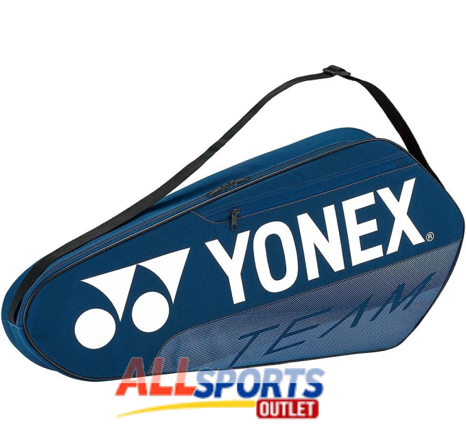 YONEX Team 3 Pack Tennis Racquet Bag in Deep Blue for Players