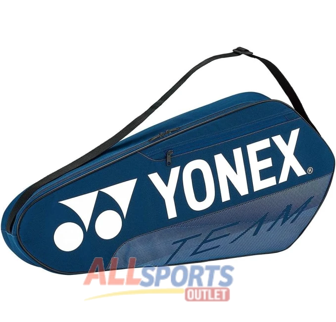 YONEX Team 3 Pack Tennis Racquet Bag in Deep Blue for Players