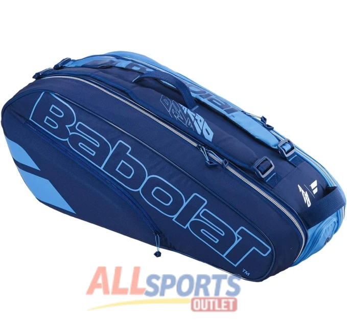 Babolat Pure Drive 6-Pack Racquet Holder Bag for Tennis Players in Blue