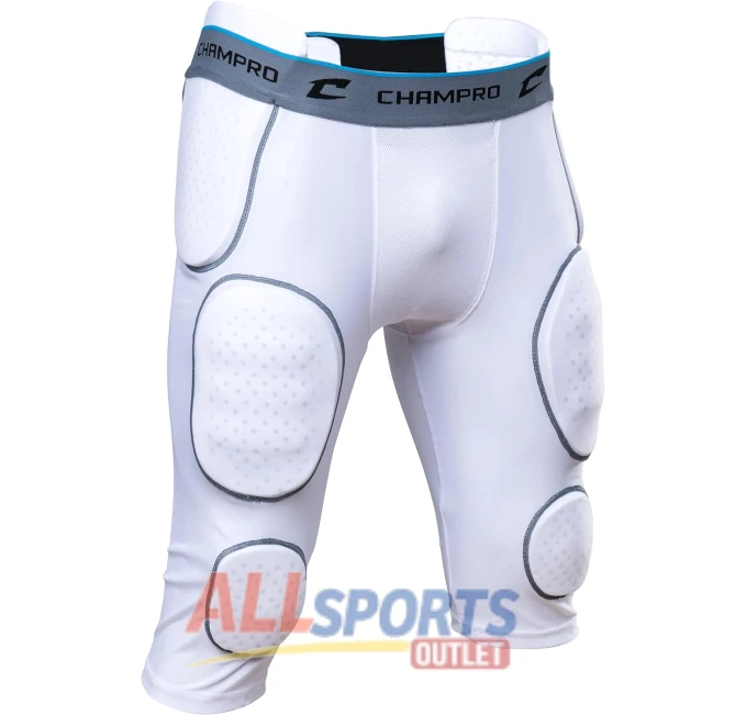 CHAMPRO Formation 5 Pad Integrated Football Girdle for Youth Players