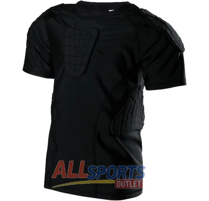 DGYAO Padded Compression Shirt for Rugby Football Youth Boys