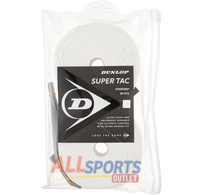 Dunlop Sports Tennis Overgrips for Enhanced Racket Control and Grip