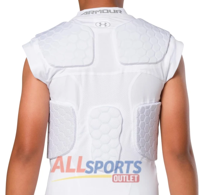 Gameday Armour Pro Youth 6-Pad Football Compression Shirt for Protection