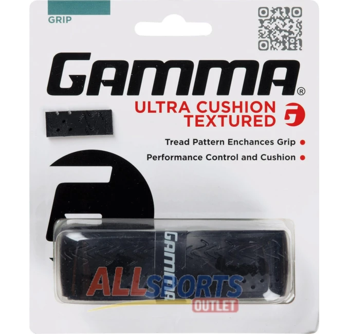 Gamma Sports Ultra Cushion Tennis Racquet Grips Textured for Comfort