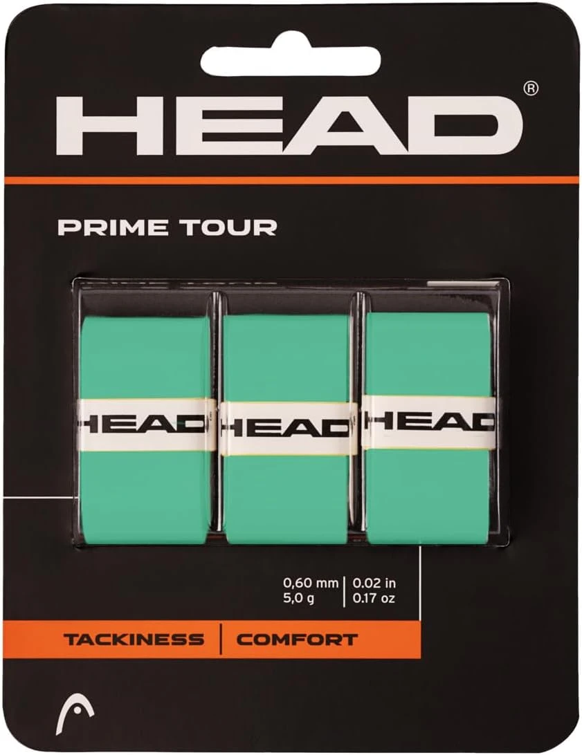 HEAD Xtreme Soft 12-Pack Tennis Grip Tape Available at All Sports Outlet HEAD Xtreme Soft Tennis Racket Grip Tape 12-Pack White for Comfort