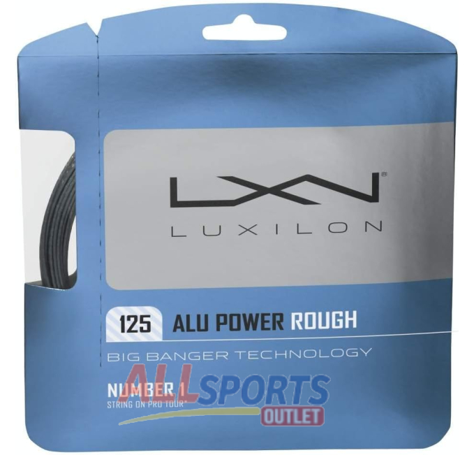Luxilon Big Banger Alu Power Rough 16L Tennis String Silver