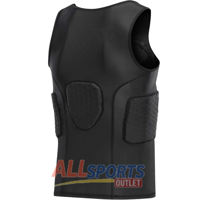 TIAXU Men Football Padded Chest Protector with 3 Pads for Safety