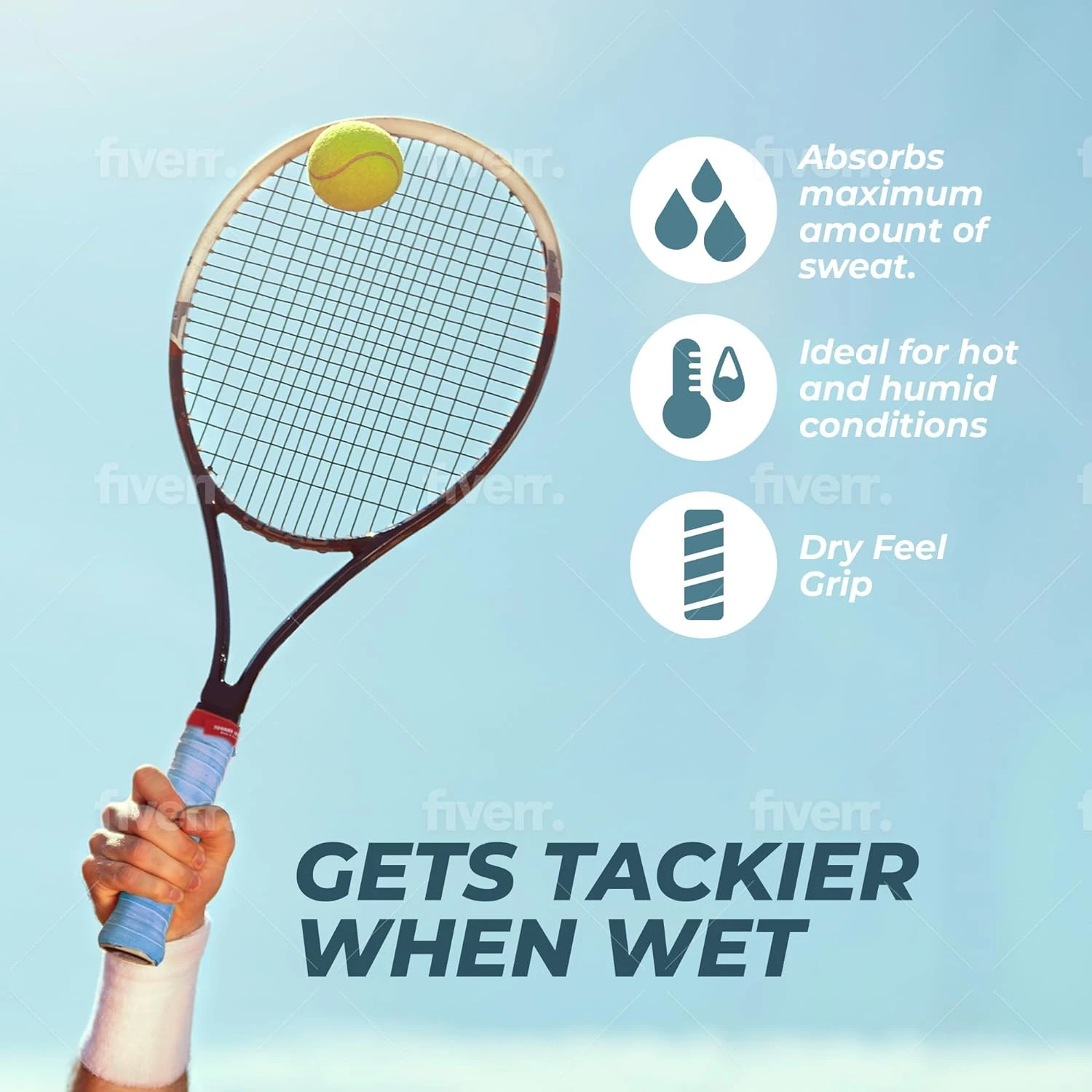 Tourna Grip XL Original Dry Feel Tennis Grips 10 Pack All Sports Outlet