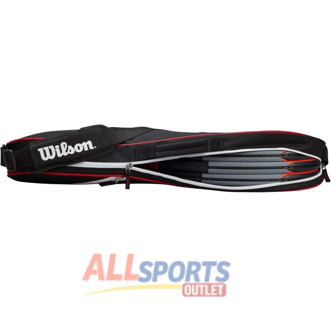 Wilson Advantage Tennis Bag for Players in Black White Red