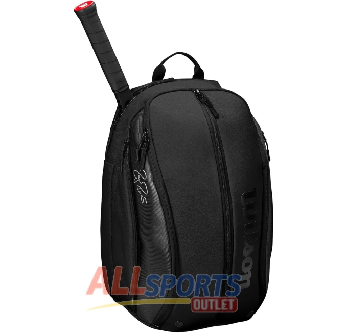 Wilson Kids 2 Pack Tennis Racket Bags Black Holds 2 Rackets