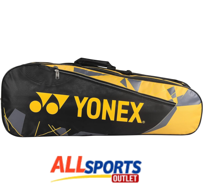 YONEX KITBAG SUNR 23015 Black Yellow Badminton Sports Bag for Players
