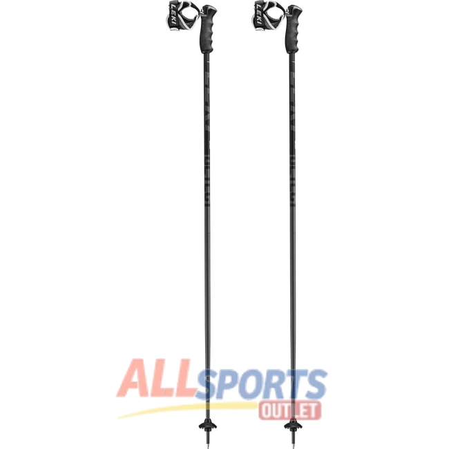 LEKI Detect S Ski Pole Pair Black 120 All Sports Outlet