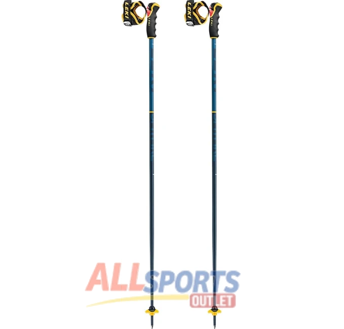 Leki Spitfire 3D Ski Poles Denim Blue 120cm All Sports Outlet