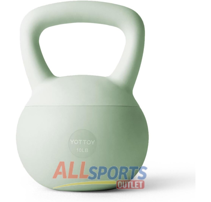 YOTTOY 10LB Soft Kettlebell Anti-Slip Grip All Sports Outlet
