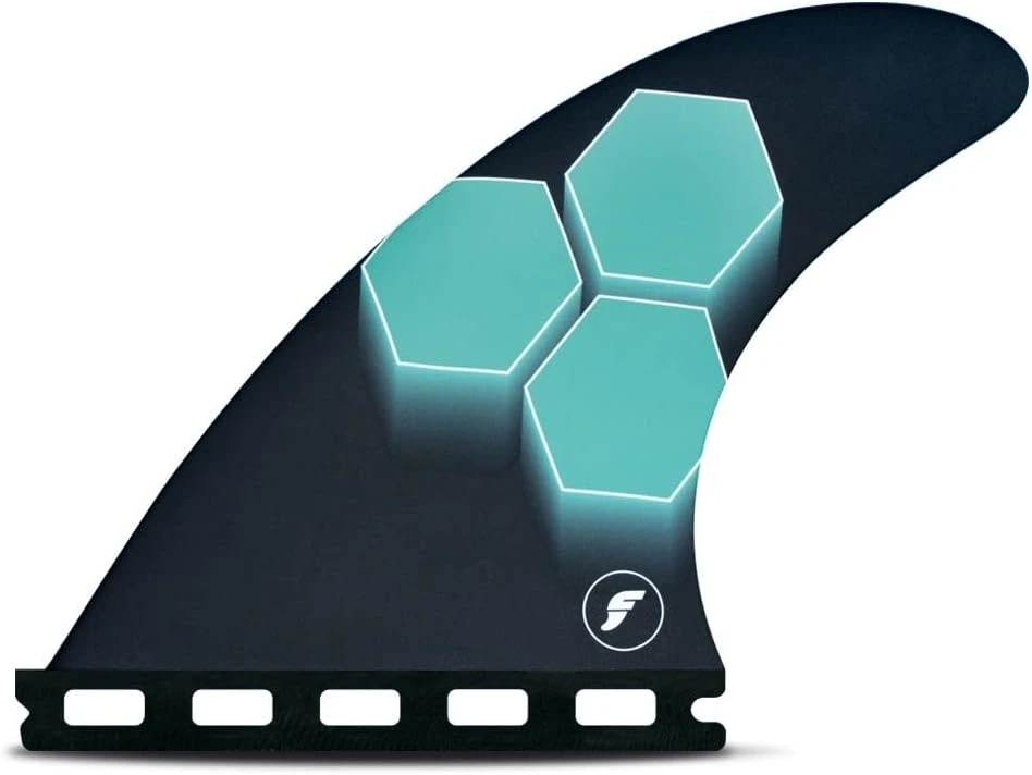 Future Fins AM1 Hexcore Teal Navy Surfboard Thruster All Sports Outlet - Image 2