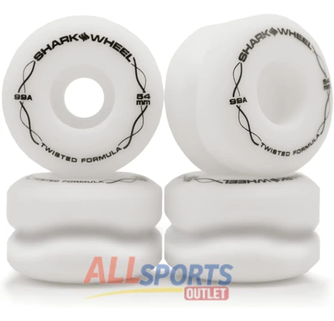 Shark Wheel 54mm Twisted Skateboard Wheels All Sports Outlet