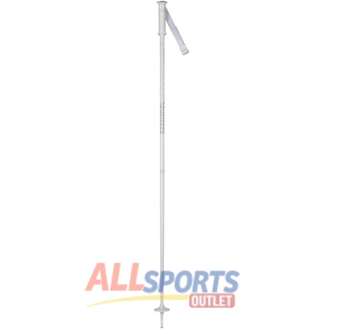 Rossignol Electra Womens White Ski Poles 115cm All Sports Outlet